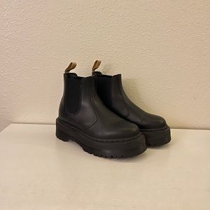 Dr. Martens platform chelsea boots